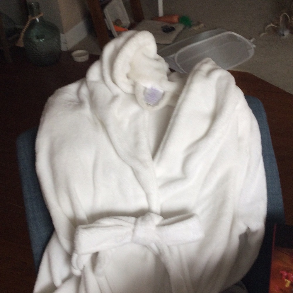 White Fluffy Robe